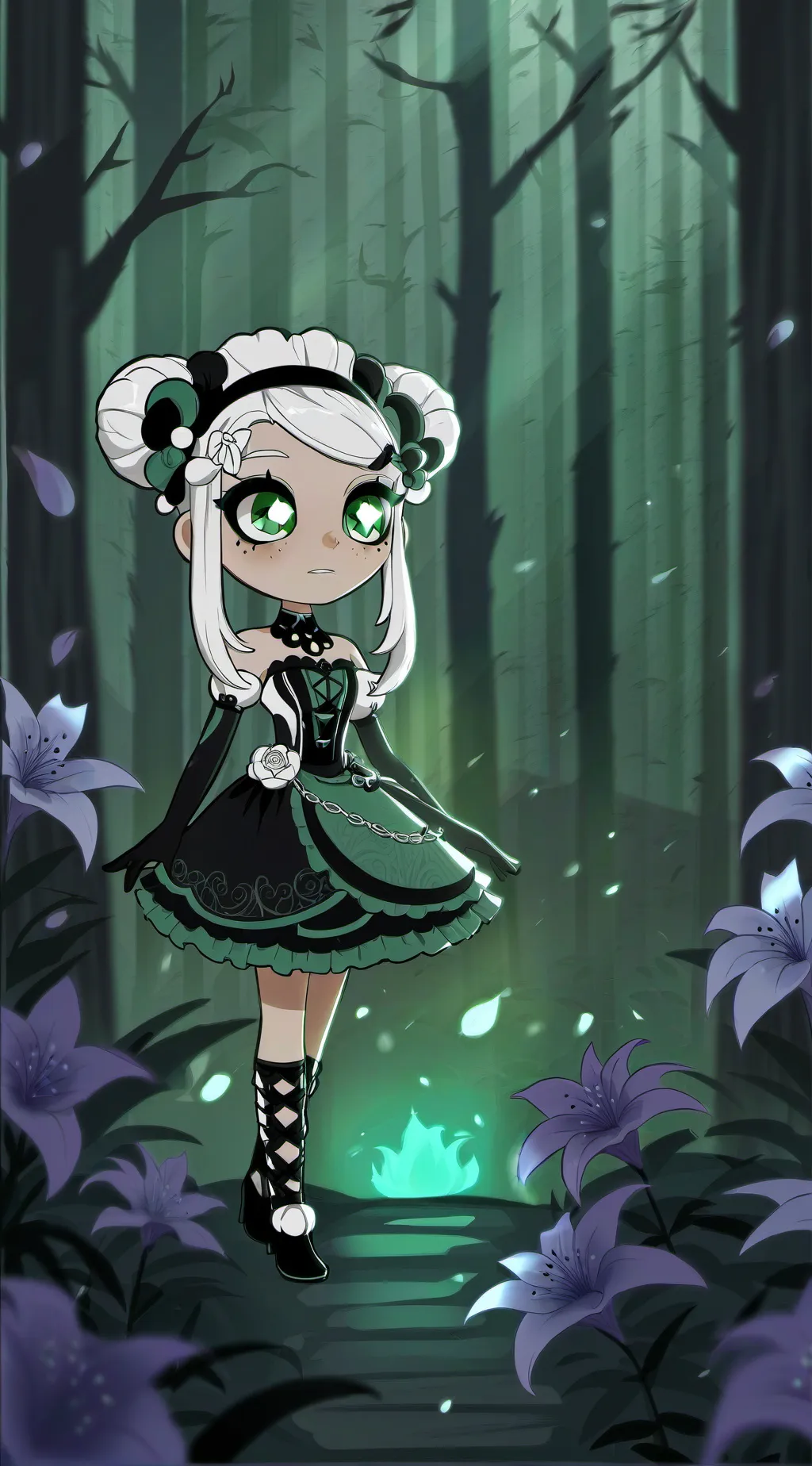 ai character: lily background