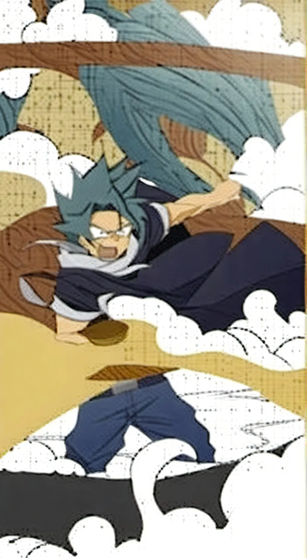 ai character: Vegito fem x Goget background