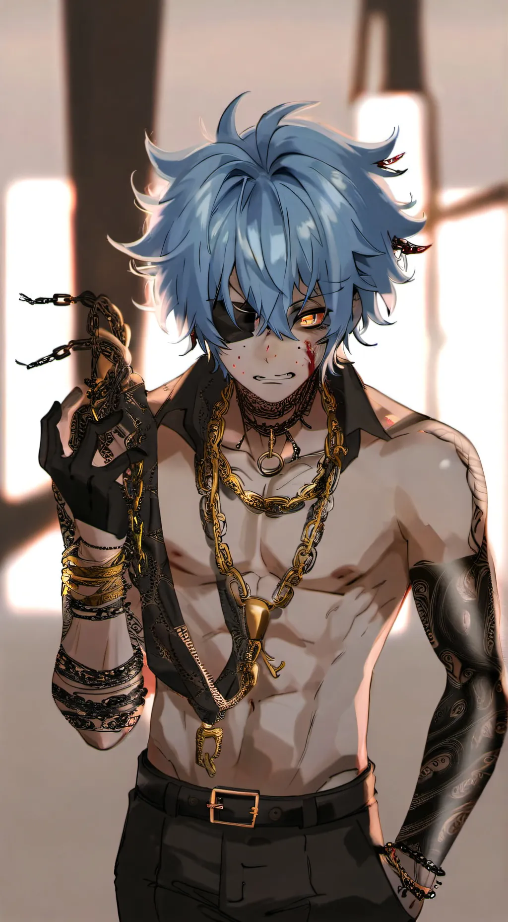 ai character: Liver background