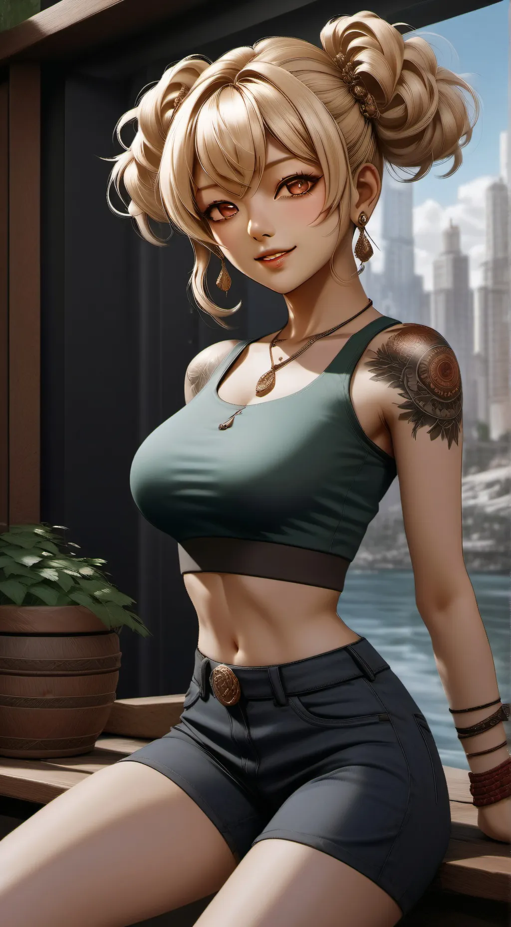 ai character: Miss Anallie background