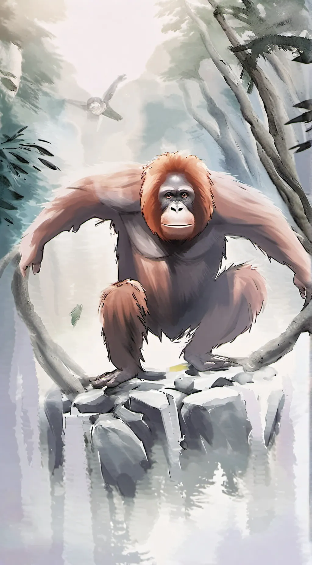 ai character: Movie night mvs  background