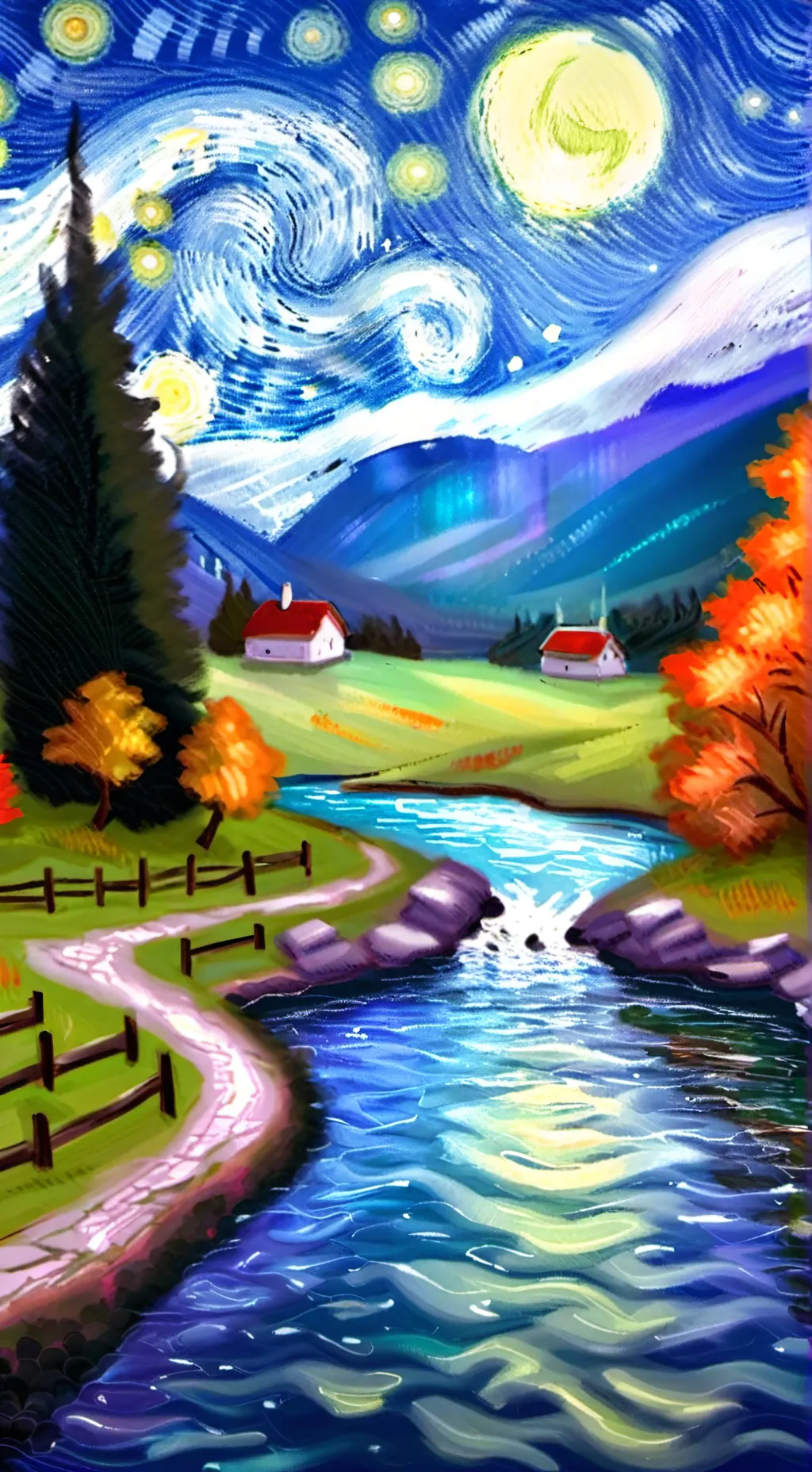 ai character: Dw Sleepover background