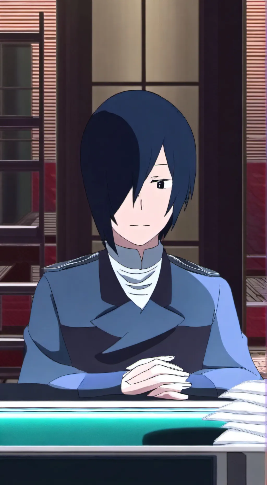 ai character: yū ichigami  background