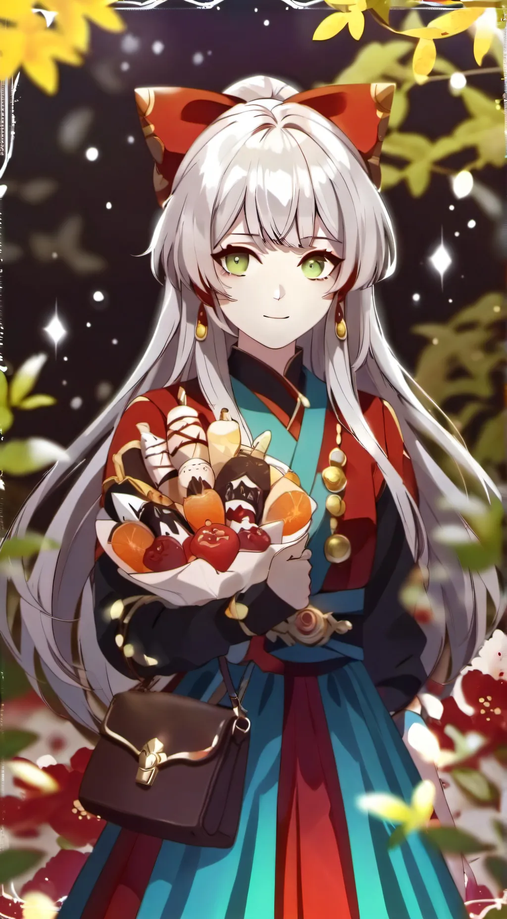 ai character: crema de creida background