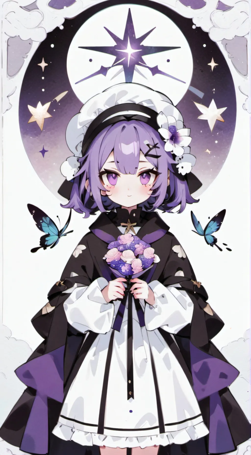 ai character: neu in grenn hils background