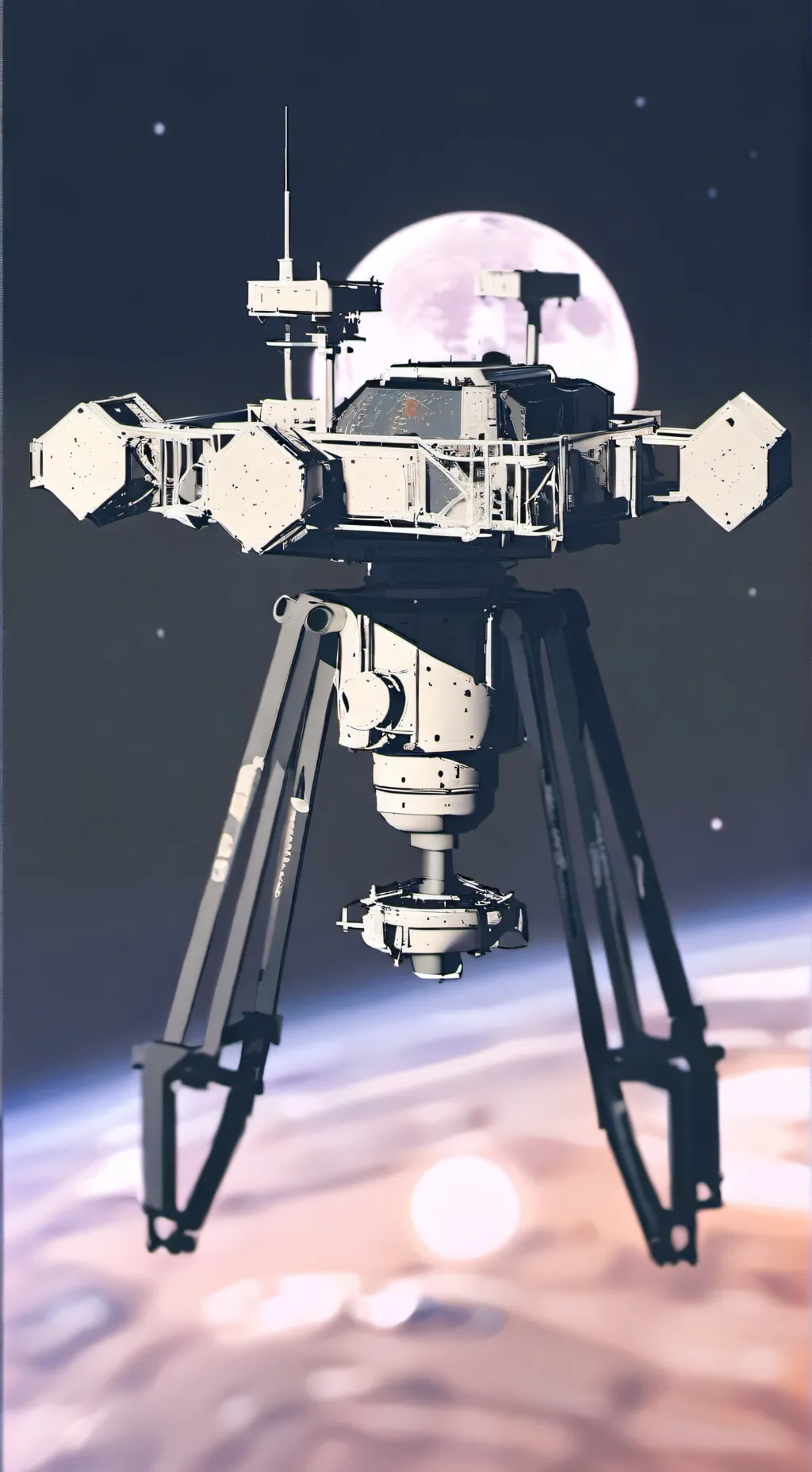 ai character: Solar balls react  background