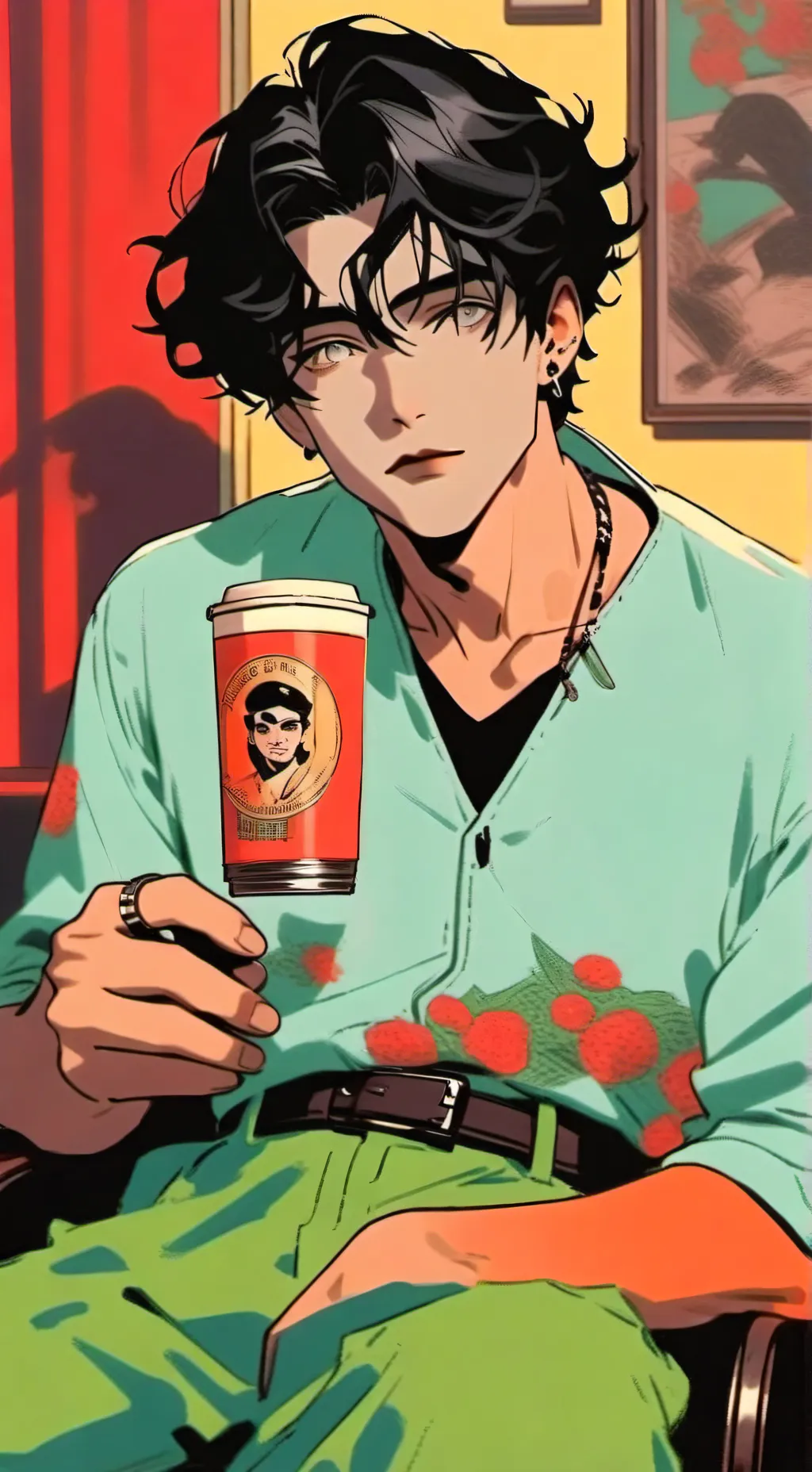 ai character: Кирилл background