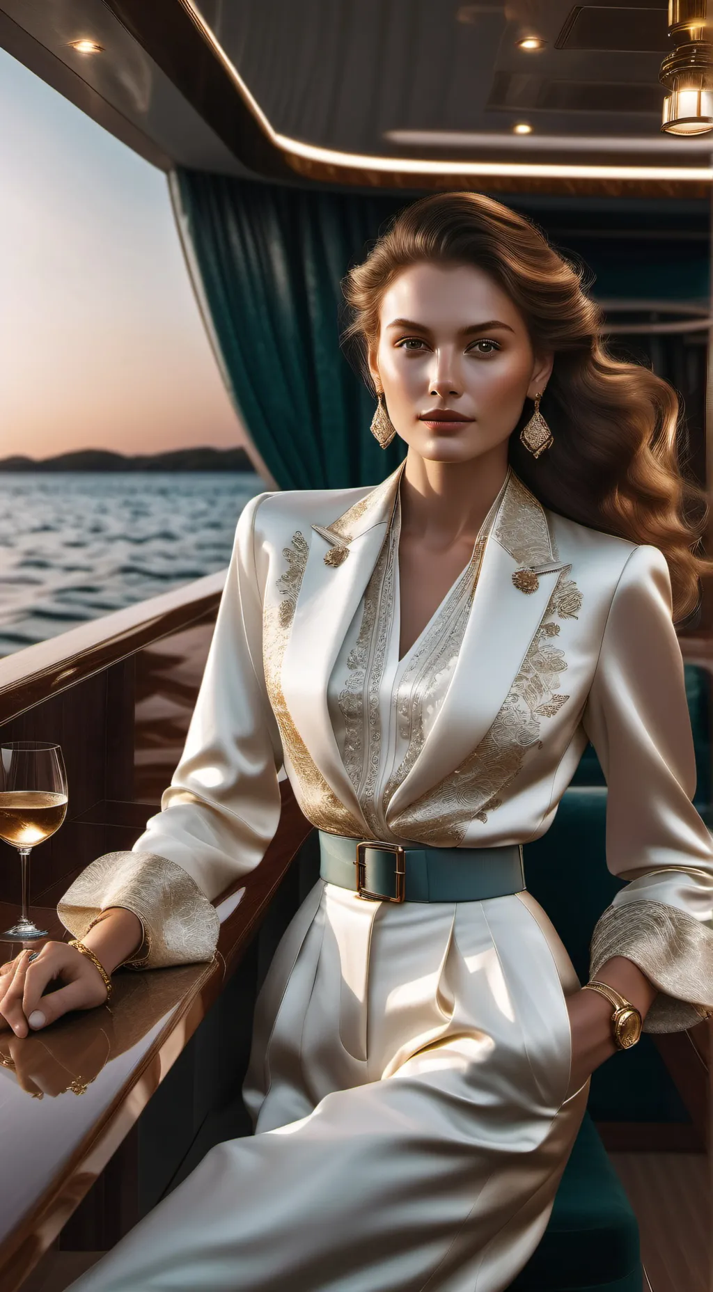 ai character: Lisa  background