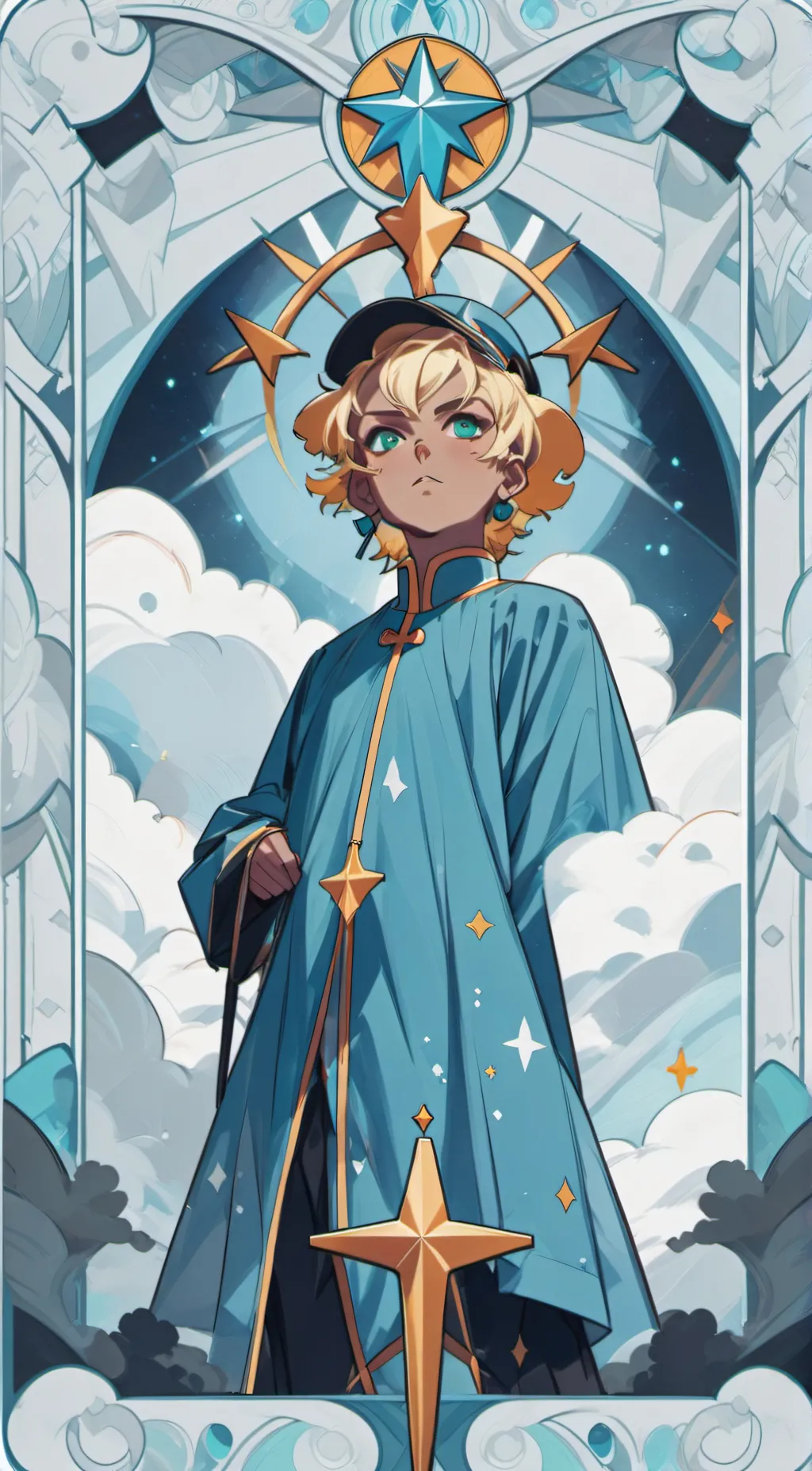 ai character: Celestia background