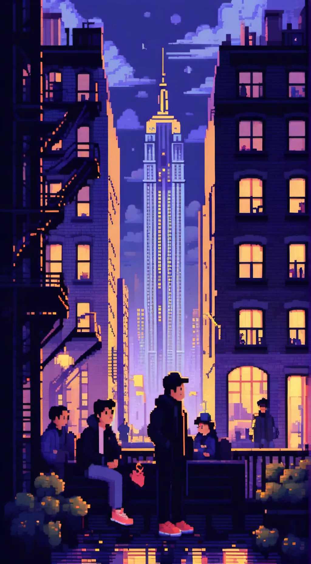 ai character: Class 3A sleepover background