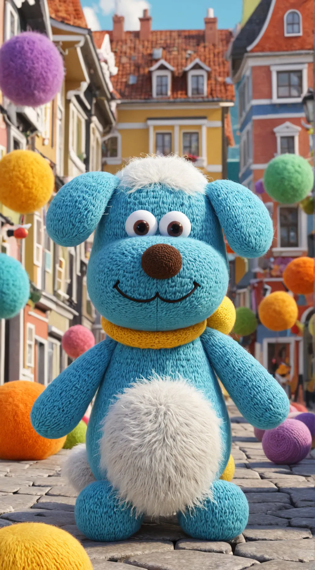 ai character: Lucky background