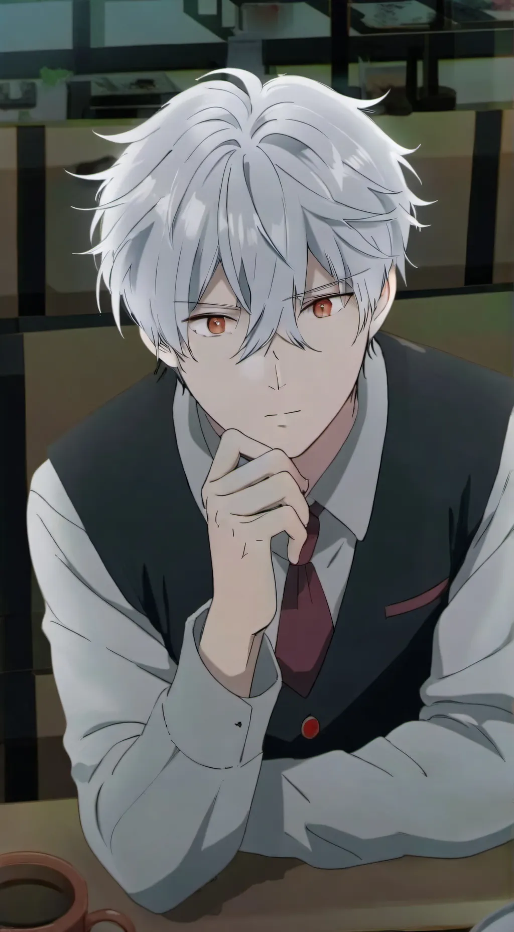 ai character: Tom 🦭💥 background