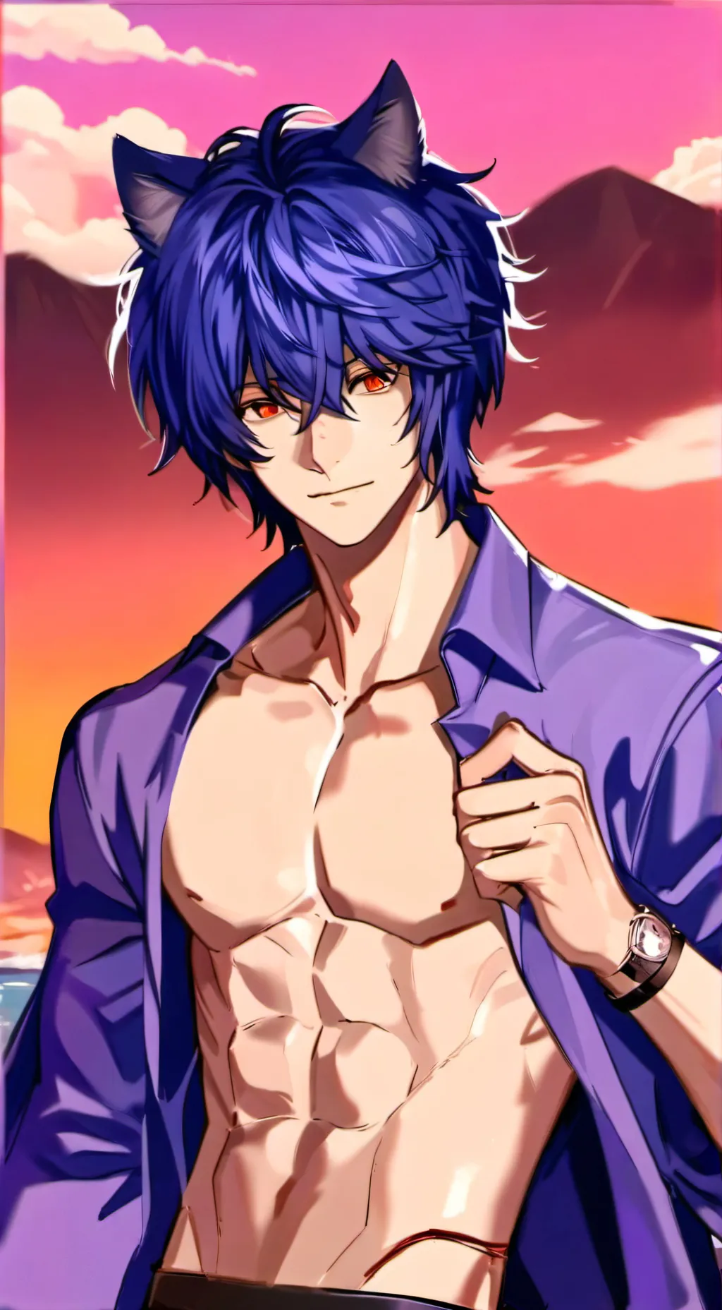 ai character: kedamono keita background