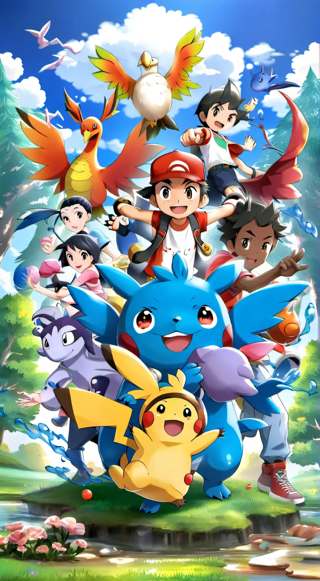 ai character: Pokémon aloha background