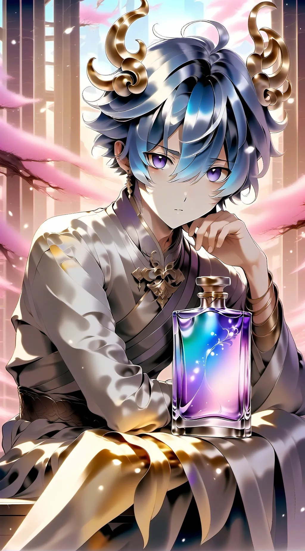 ai character: 💙~Alexander~💙 background