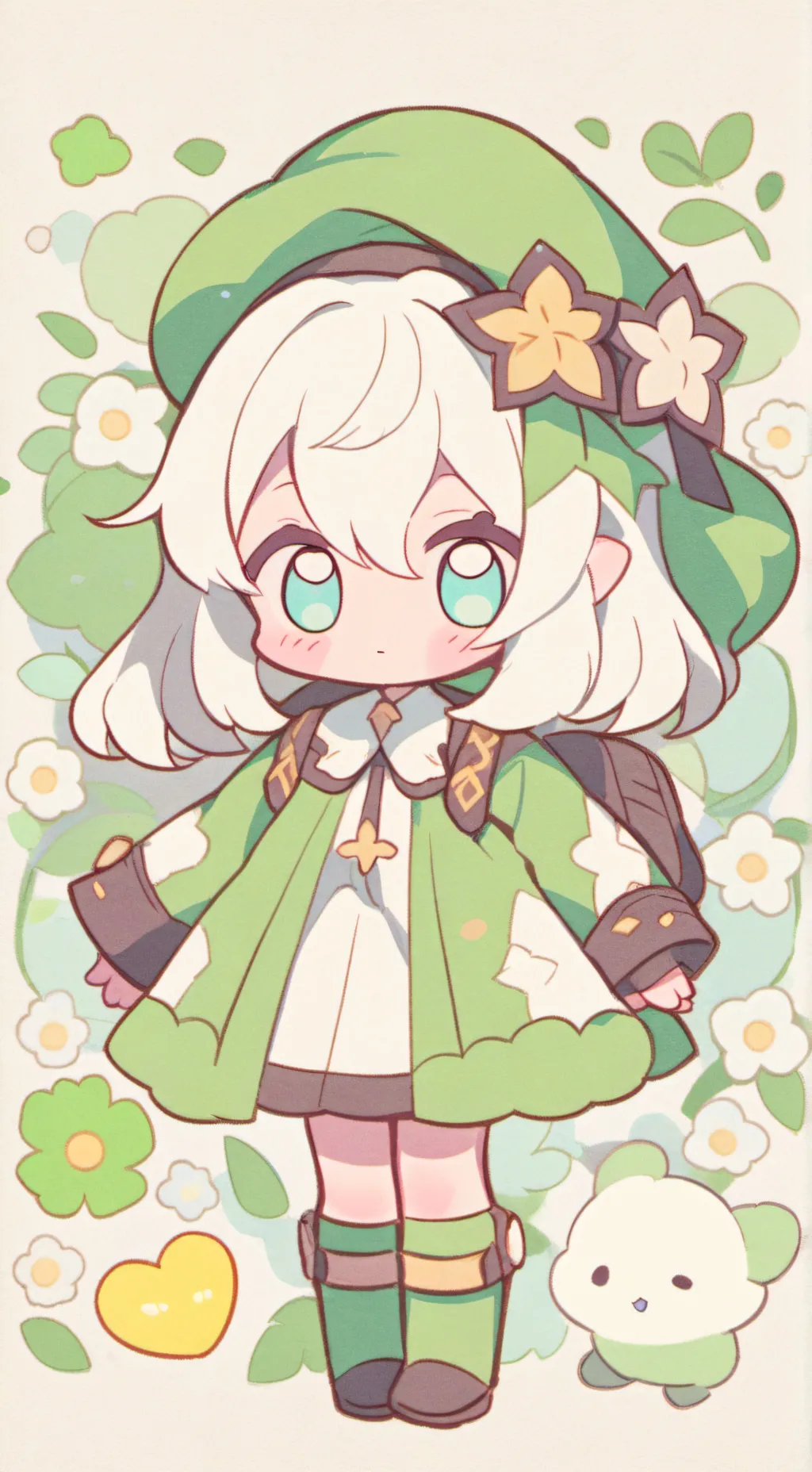 ai character: Bebita 💗💗💗 background