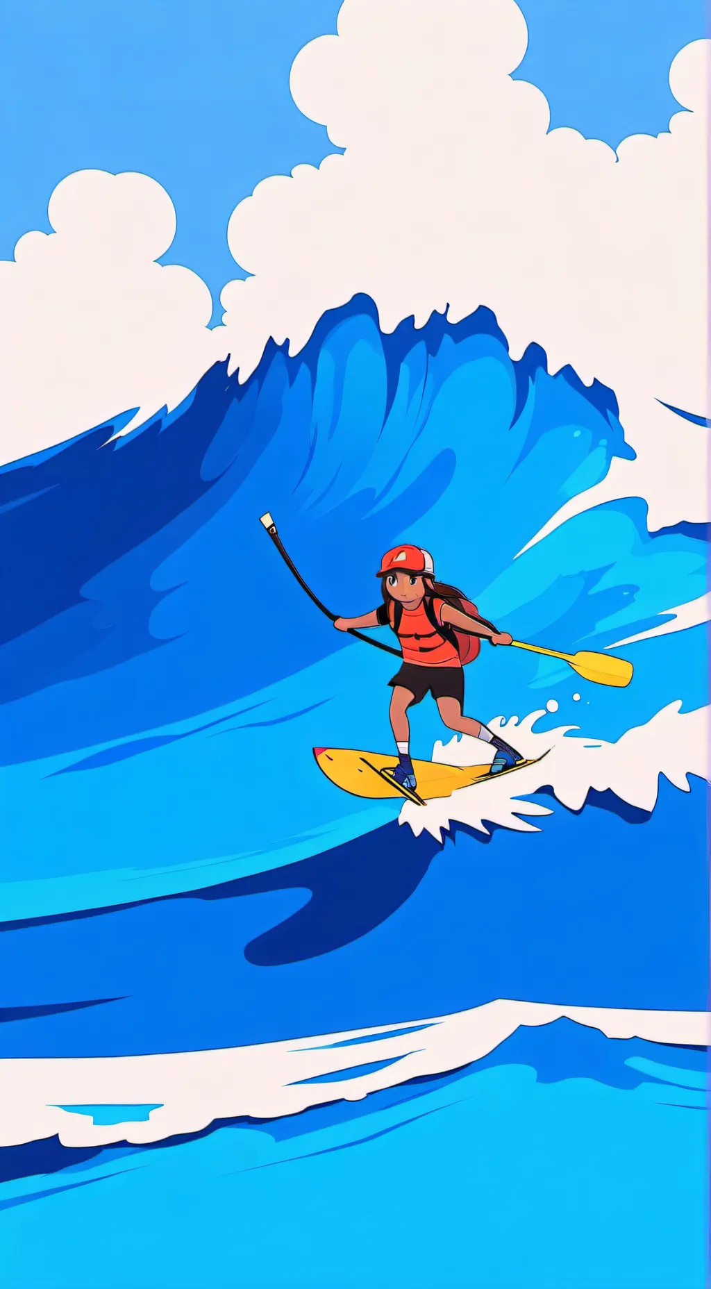 ai character: Dandys world background