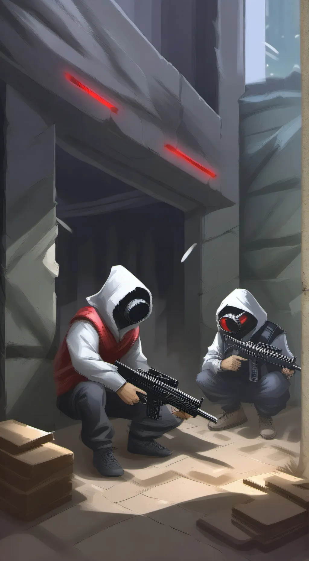 ai character: gamer V background