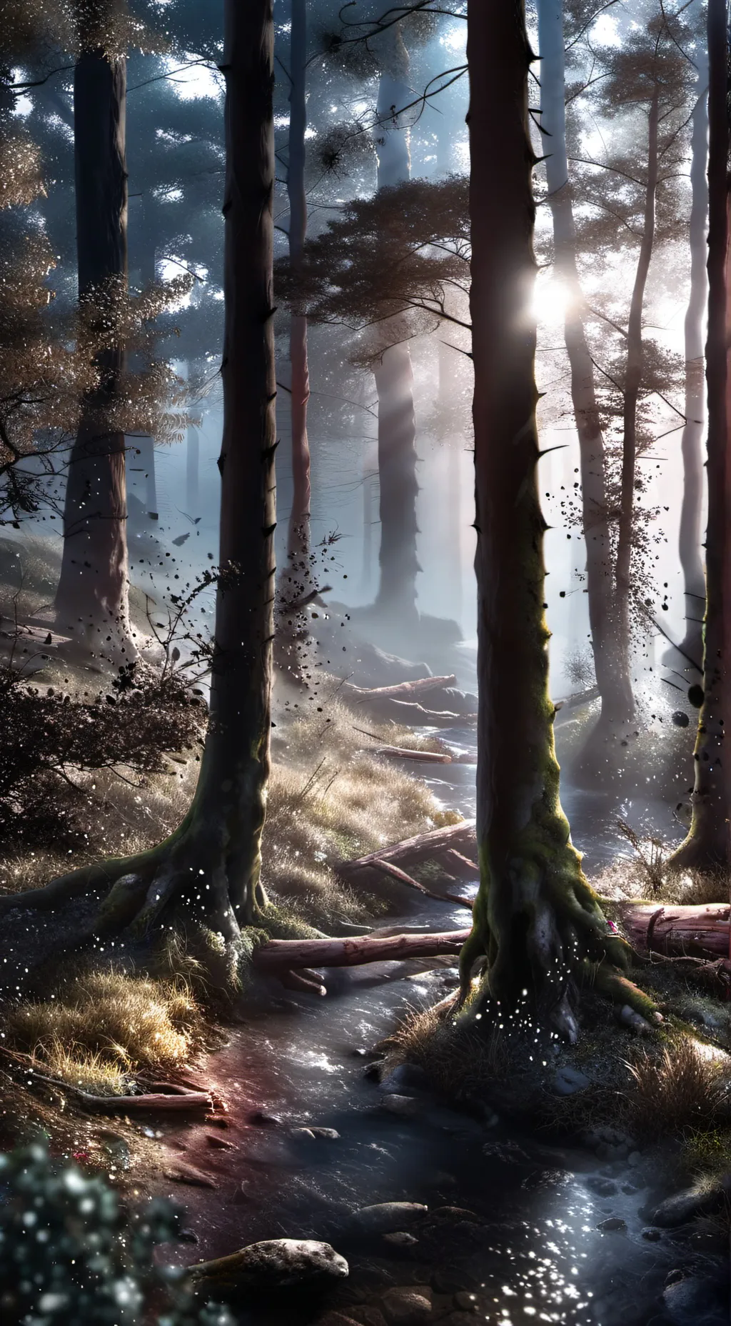 ai character: Bigfoot Hunting background