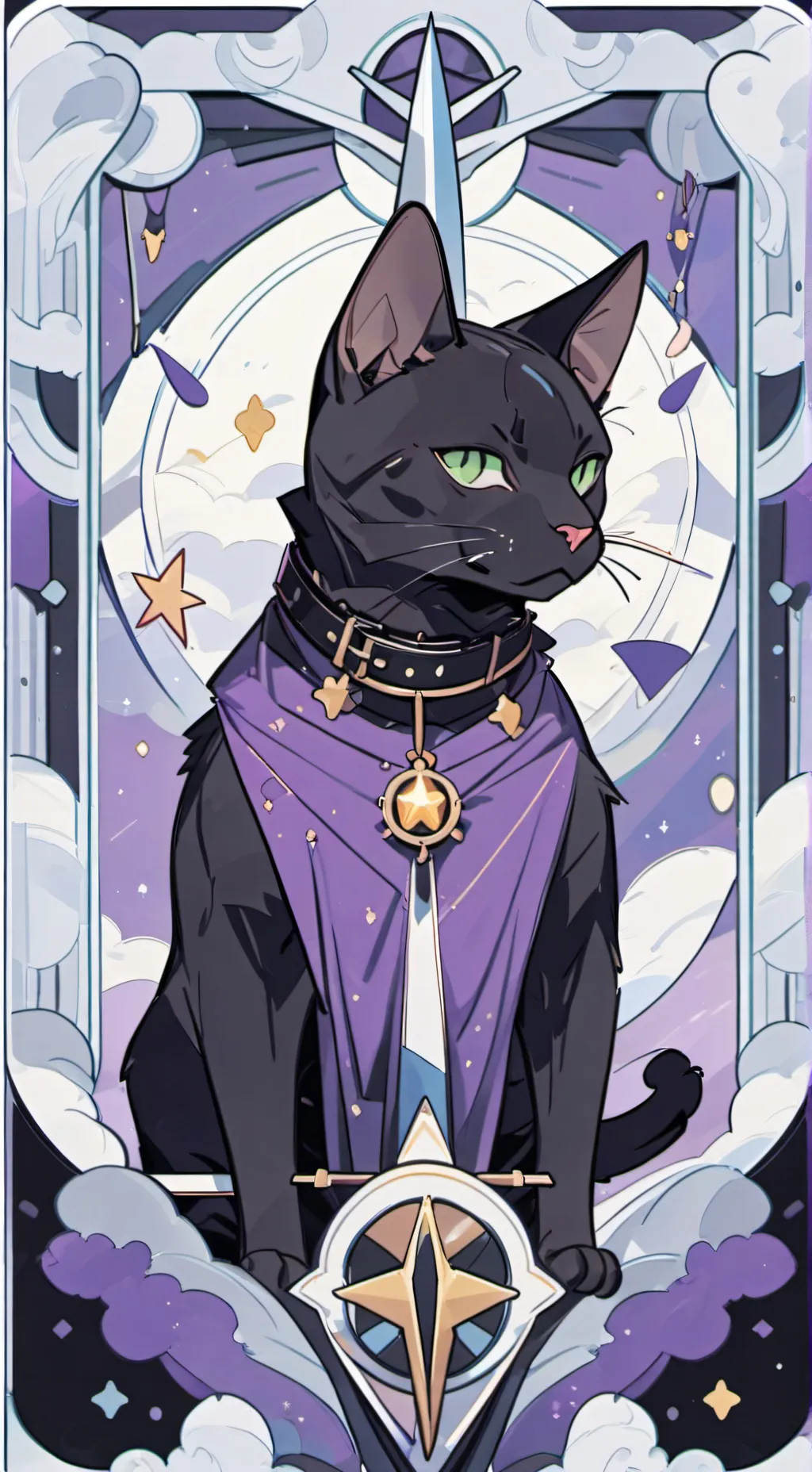 ai character: Dusk background