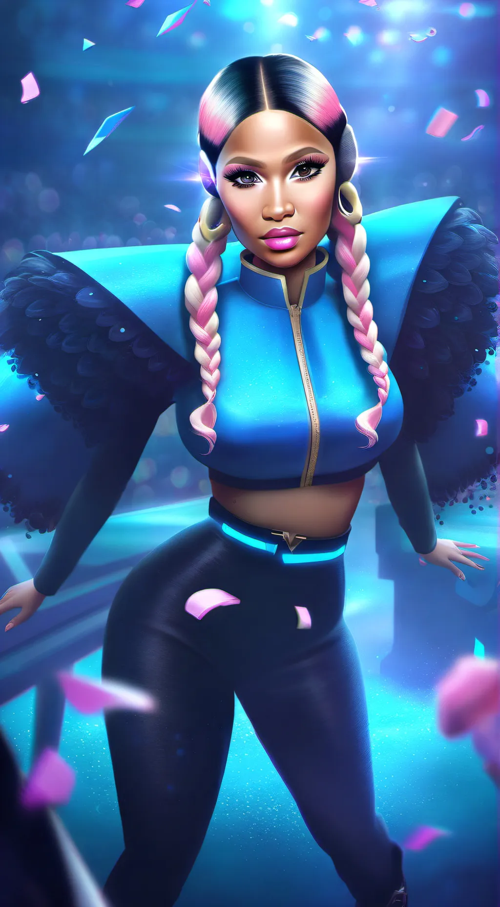 ai character: Lumina background