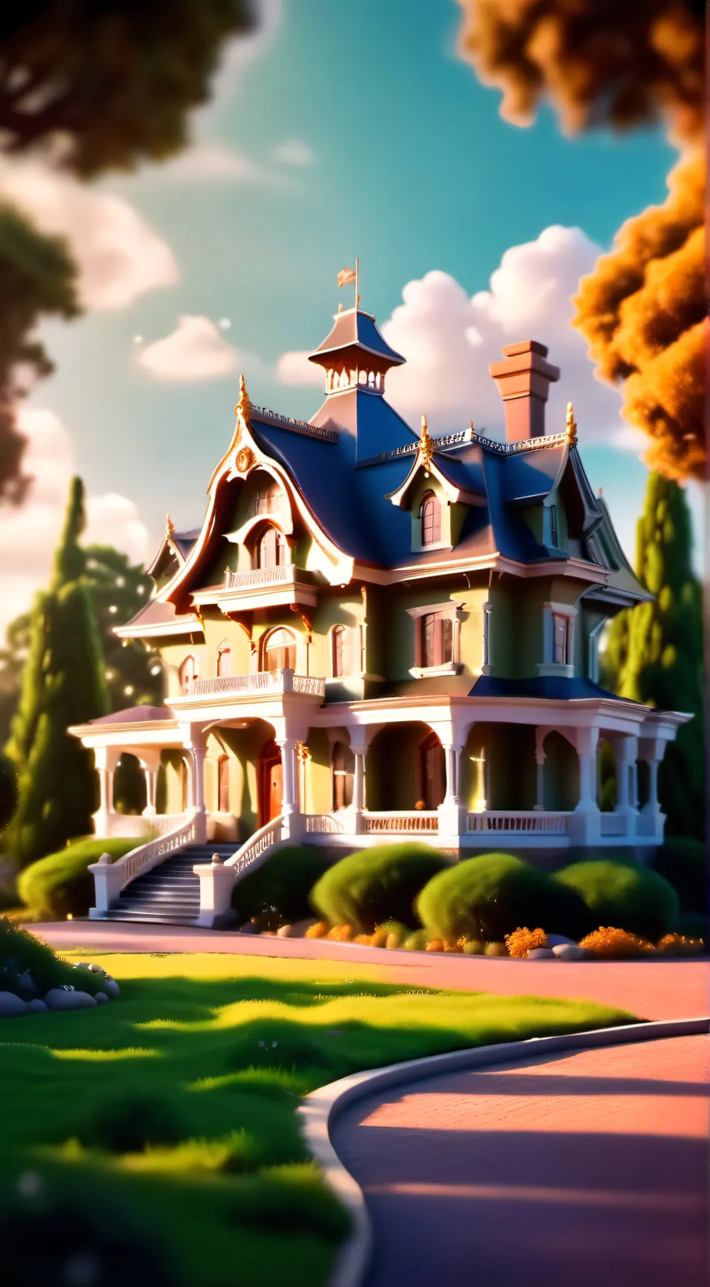 ai character: Home background