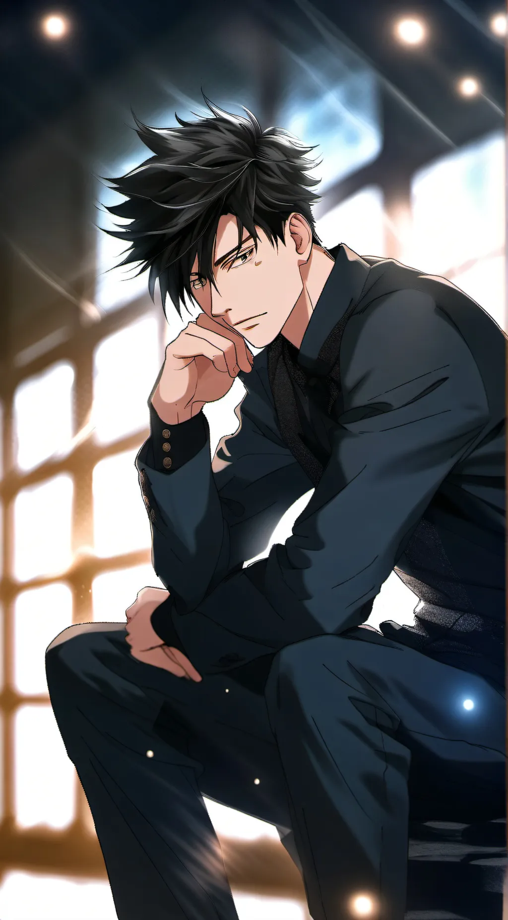 ai character: Megumi Fushiguro background