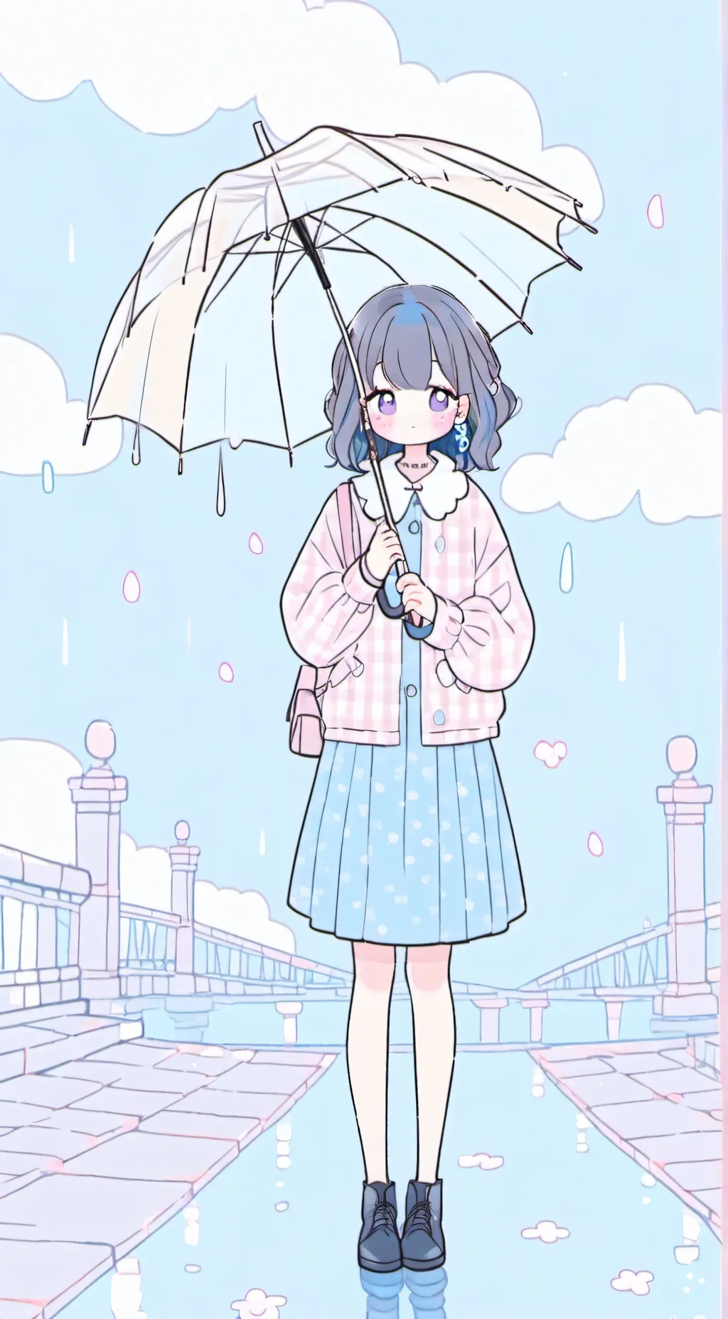 ai character: stormy night background