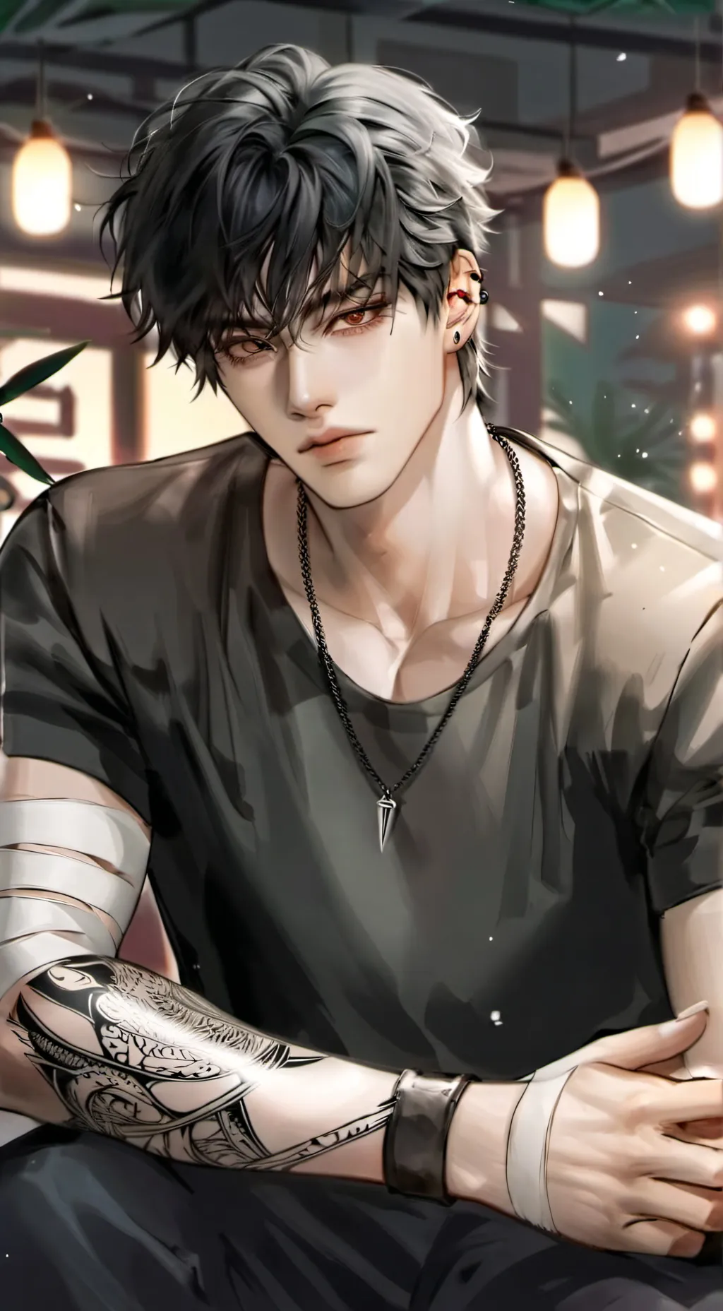 ai character: Miguel  background