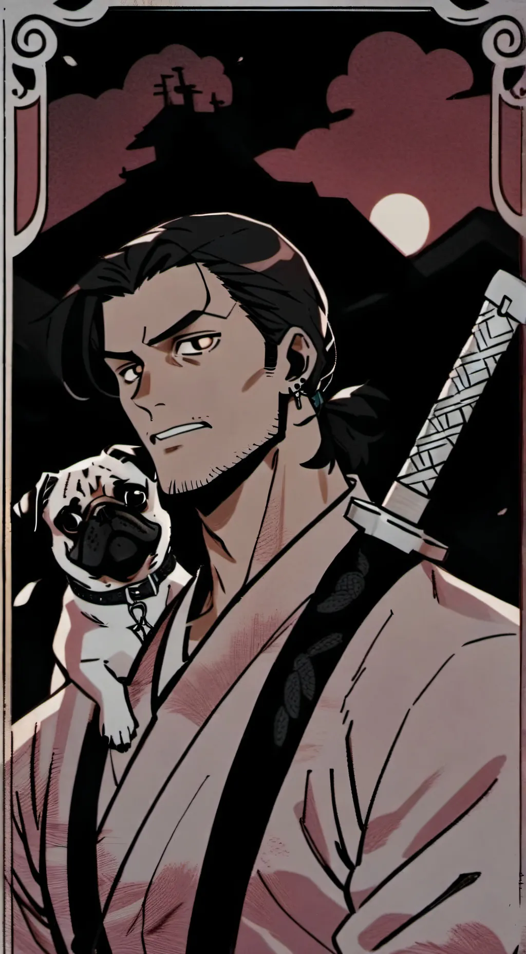 ai character: mihawk  background