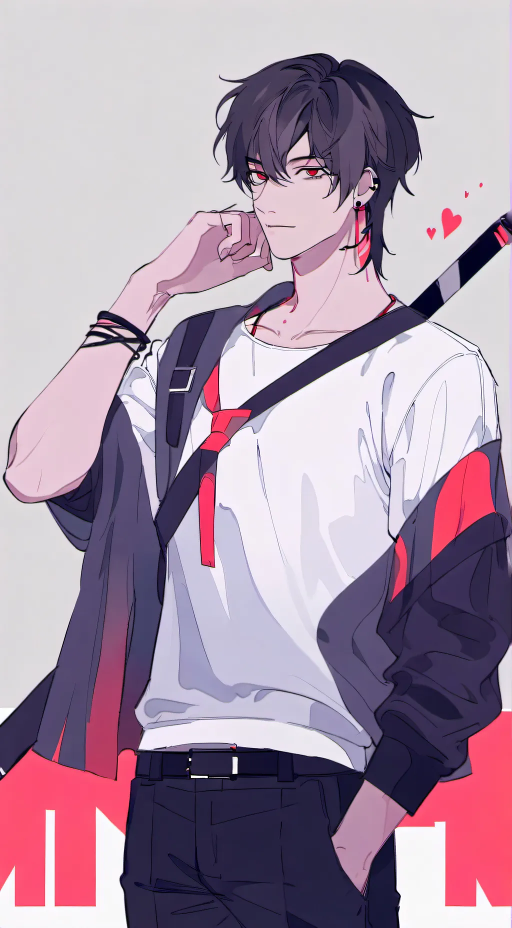 ai character: Alex♥︎ background