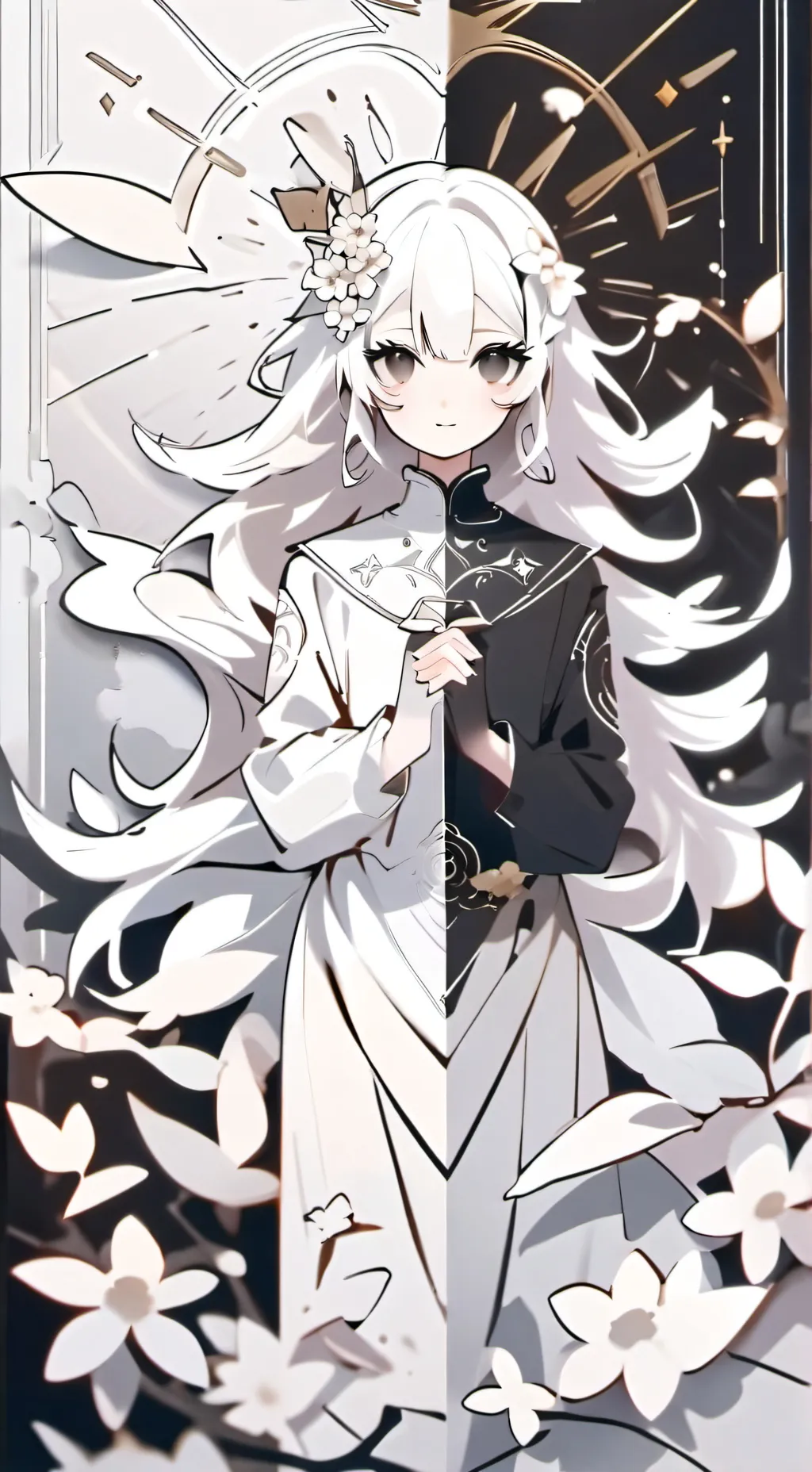 ai character: Luminousshadow background