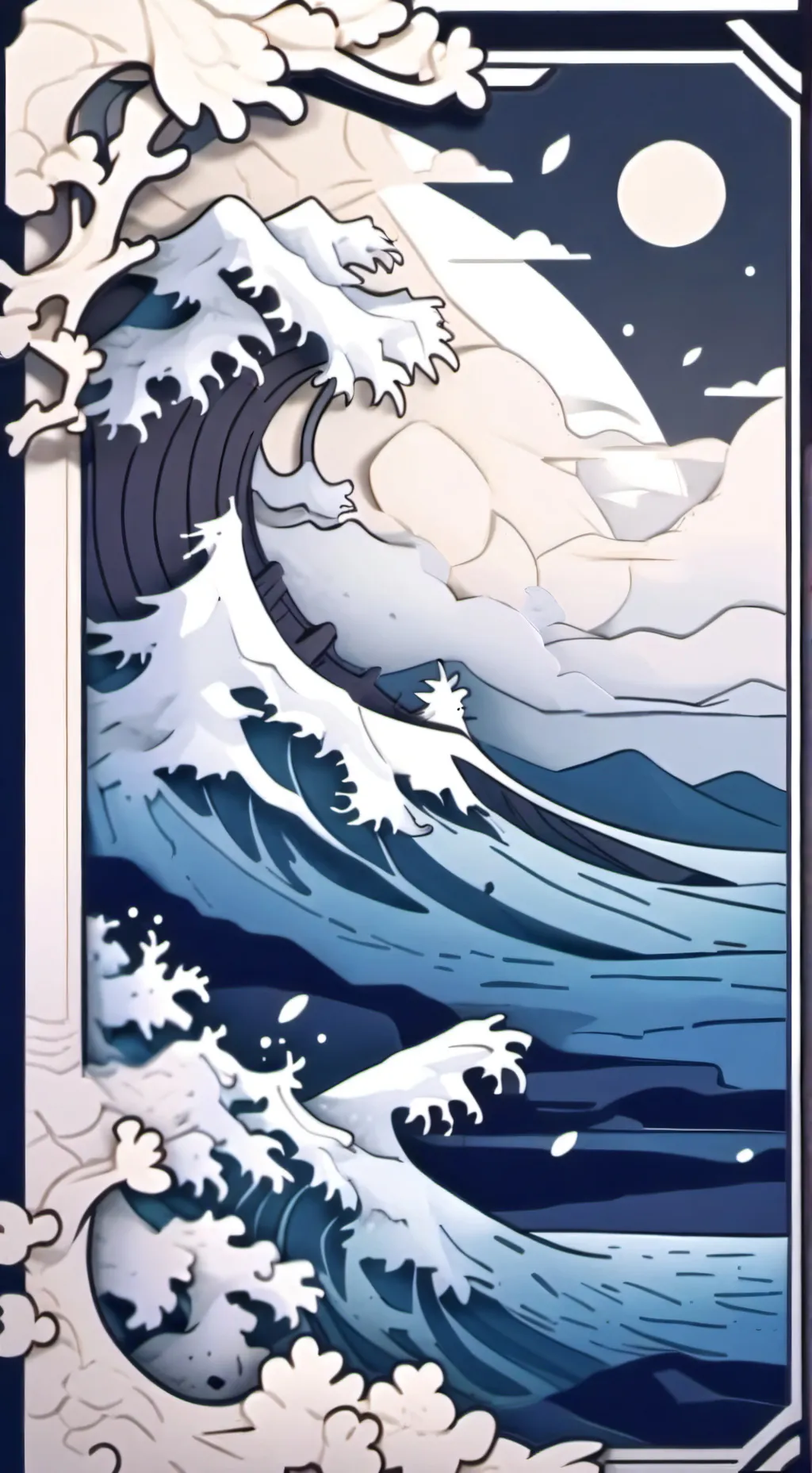 ai character: 1K connection  background