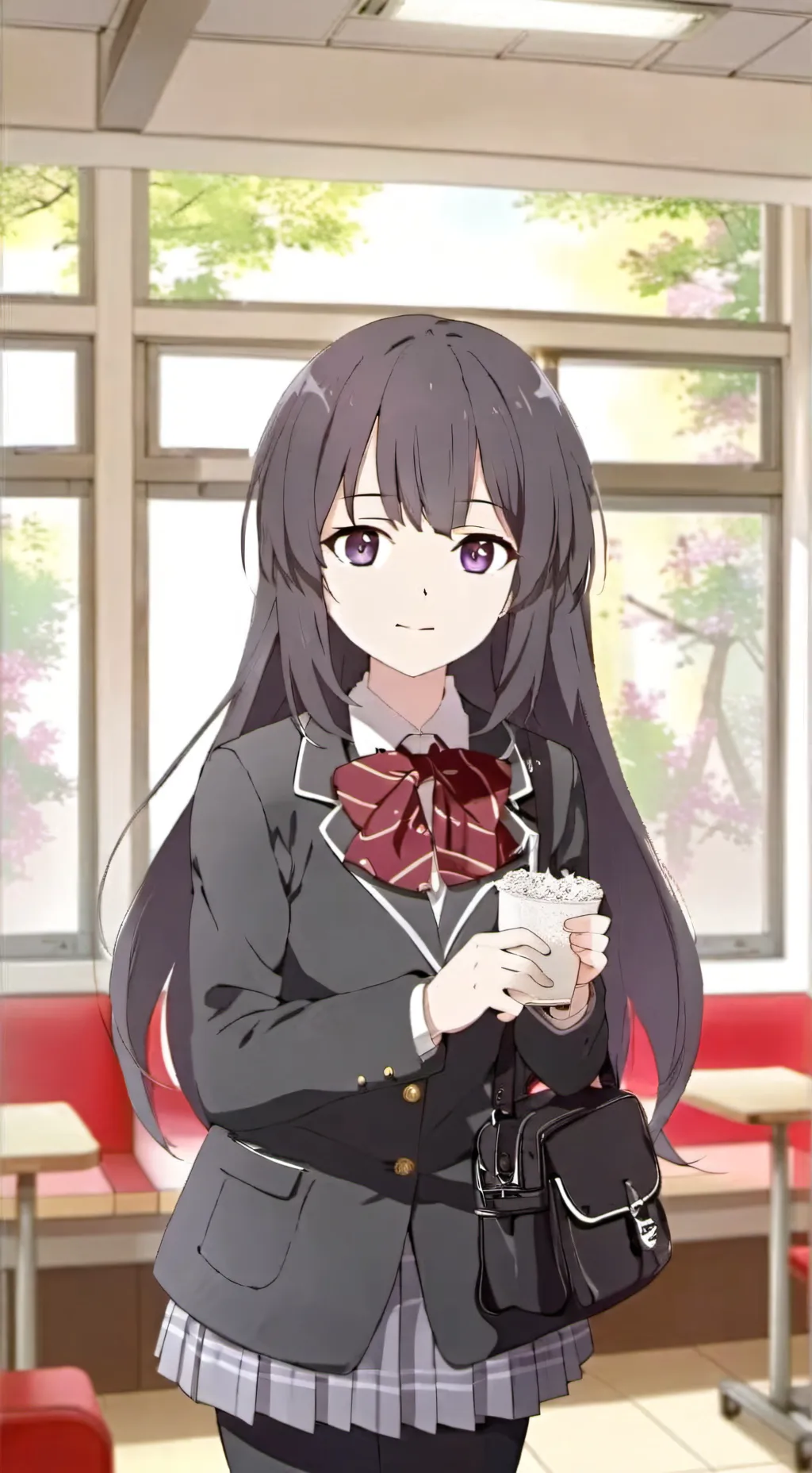 ai character: yuki suou  background