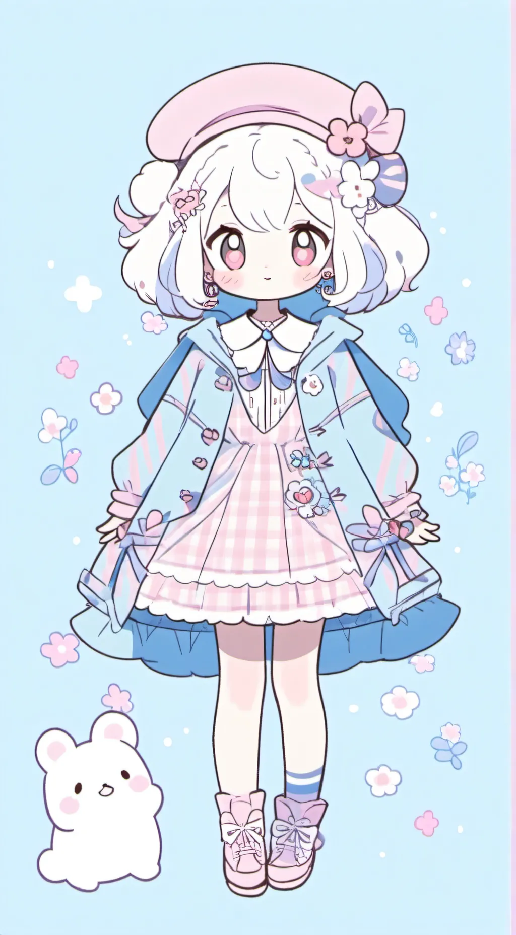 ai character: 🍬Ashley🐇 background