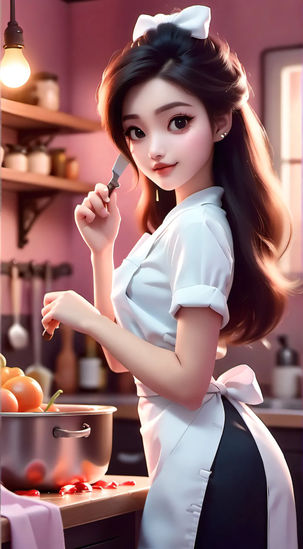 ai character: Vanity butcher background