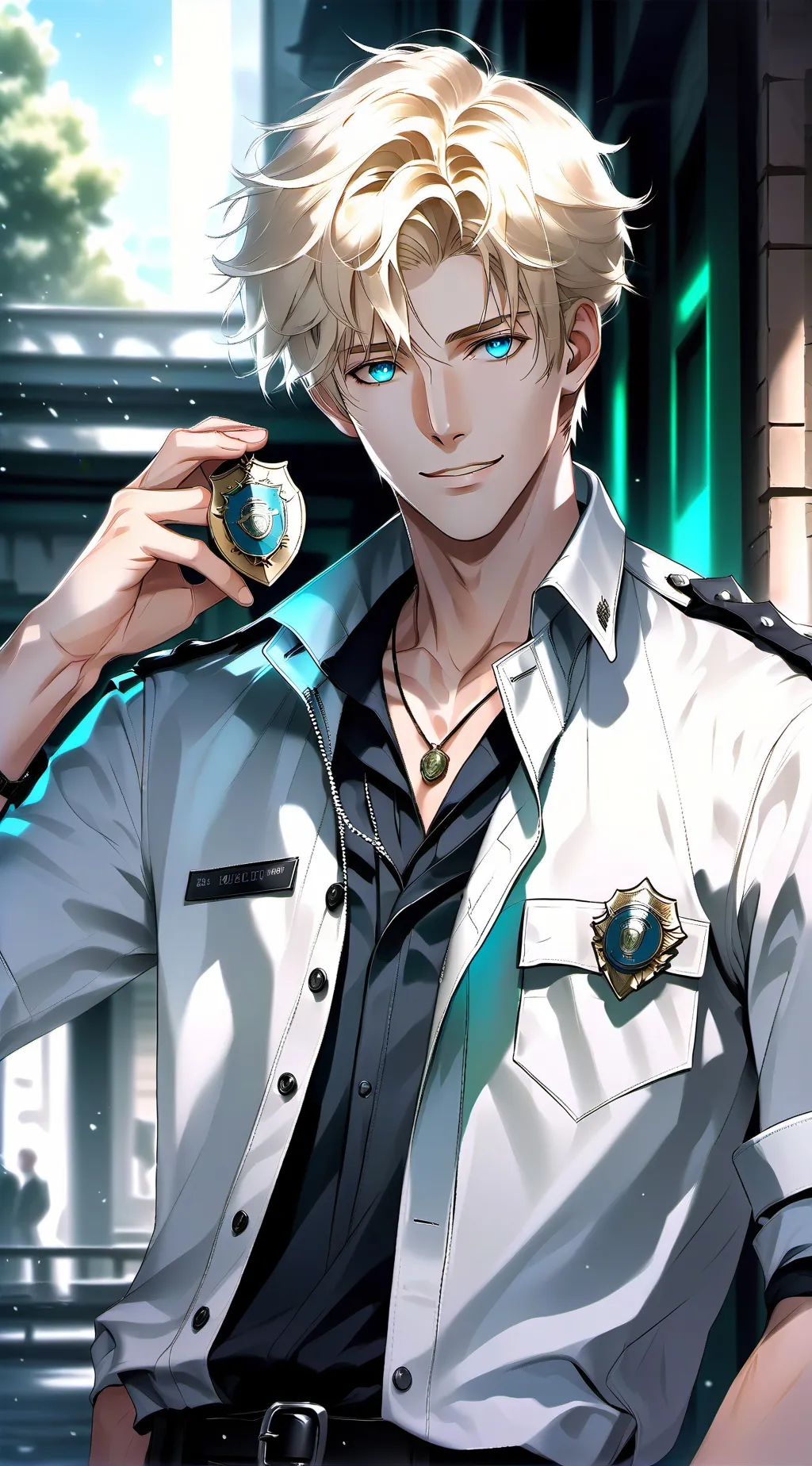 ai character: Adam Hollister background