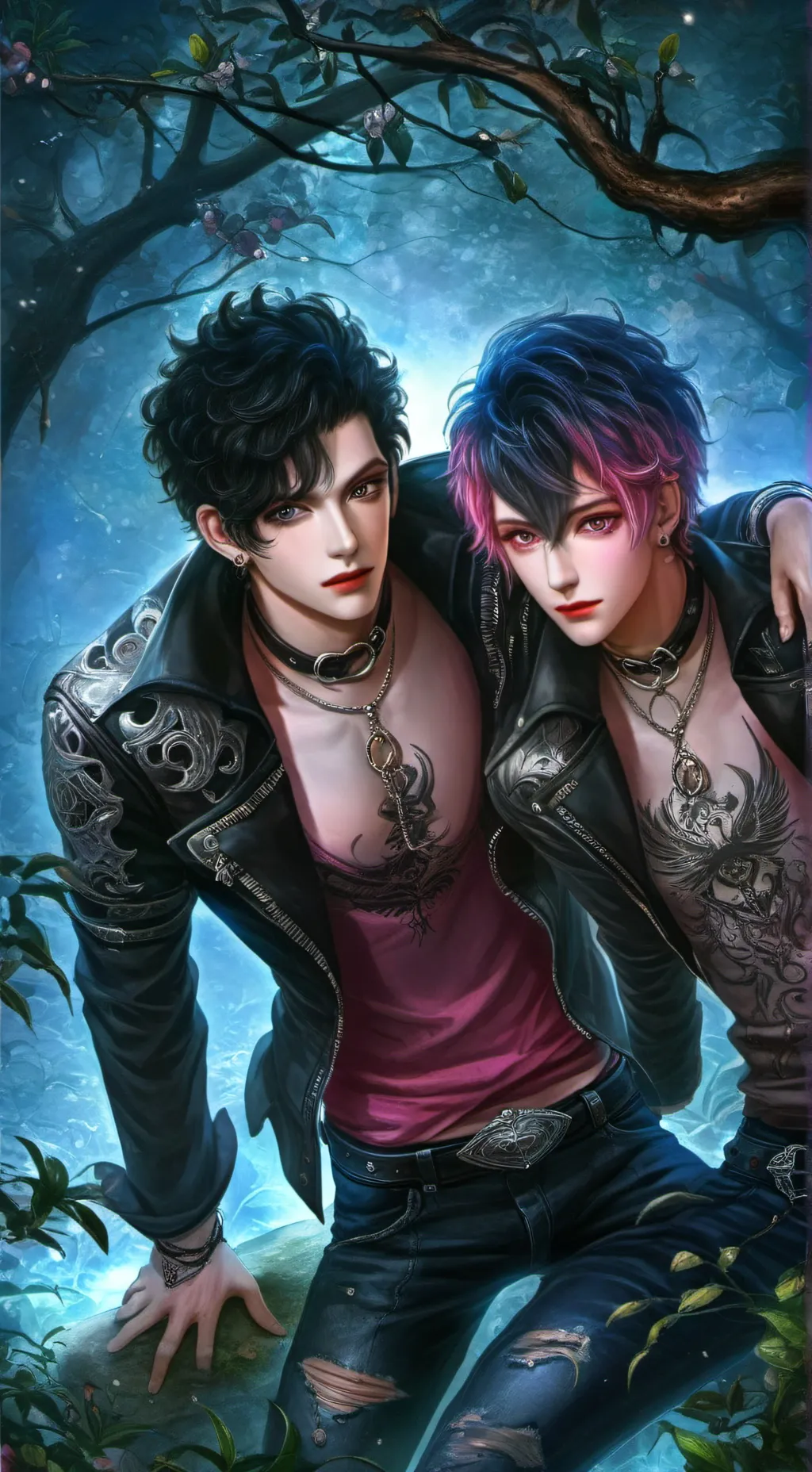 ai character: Levi and Silas background