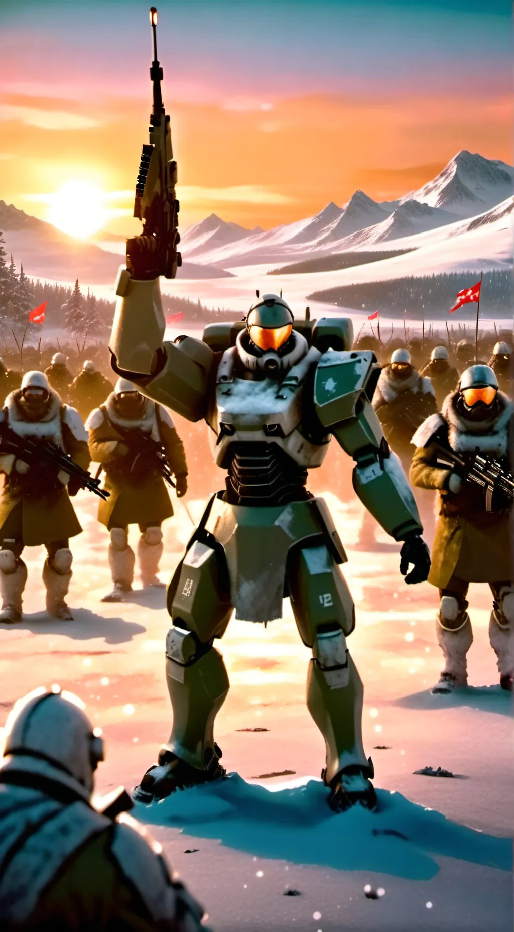 ai character: la caida siberiana background