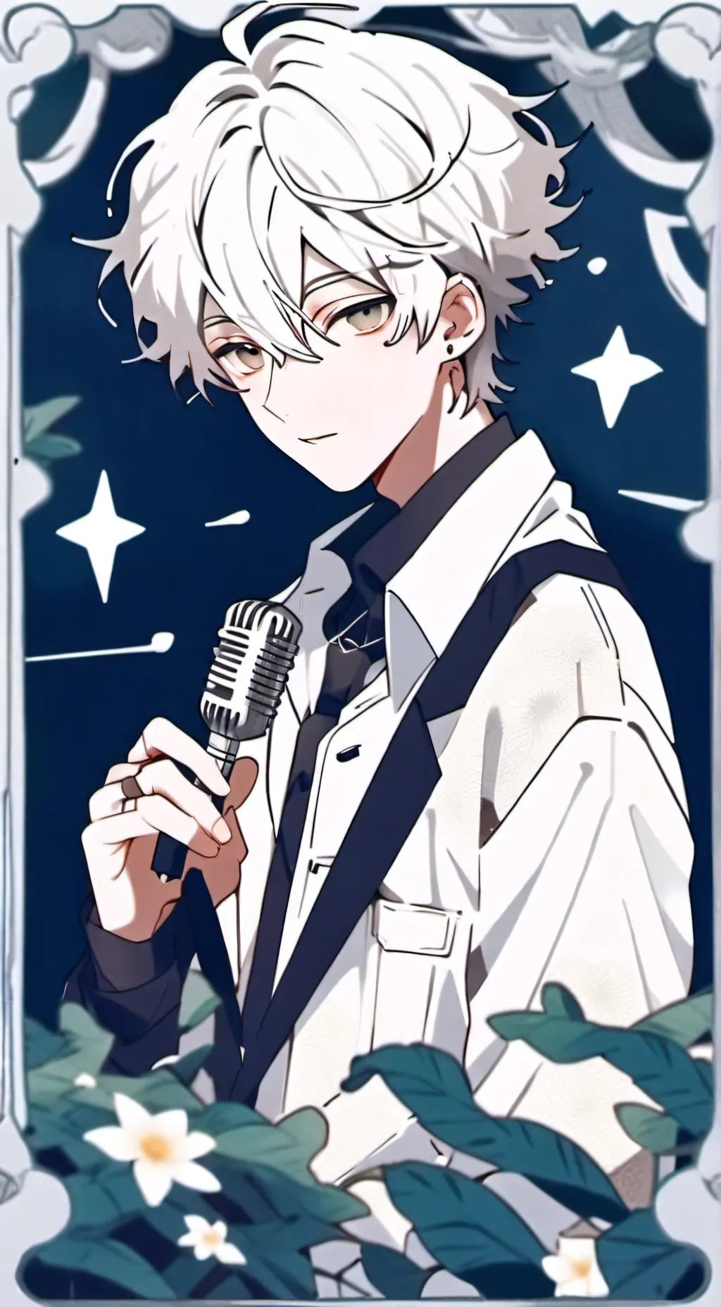 ai character: MHA party background