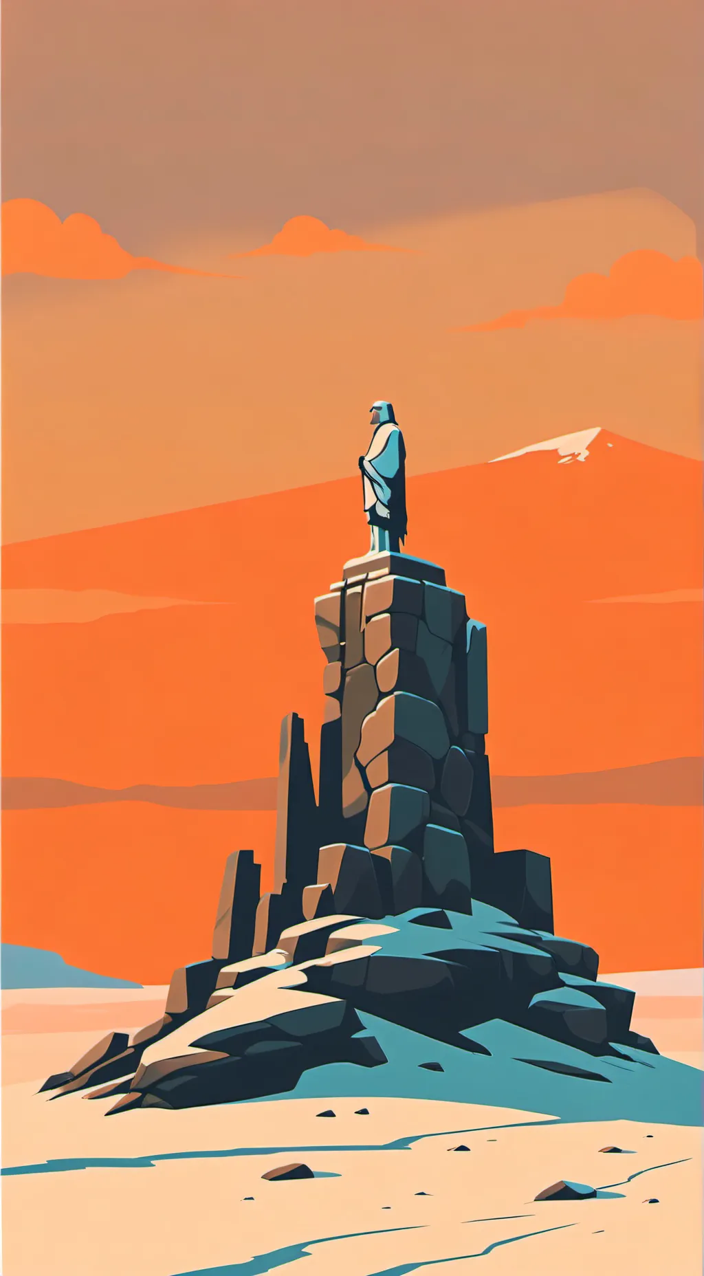 ai character: CH meets Forsaken. background