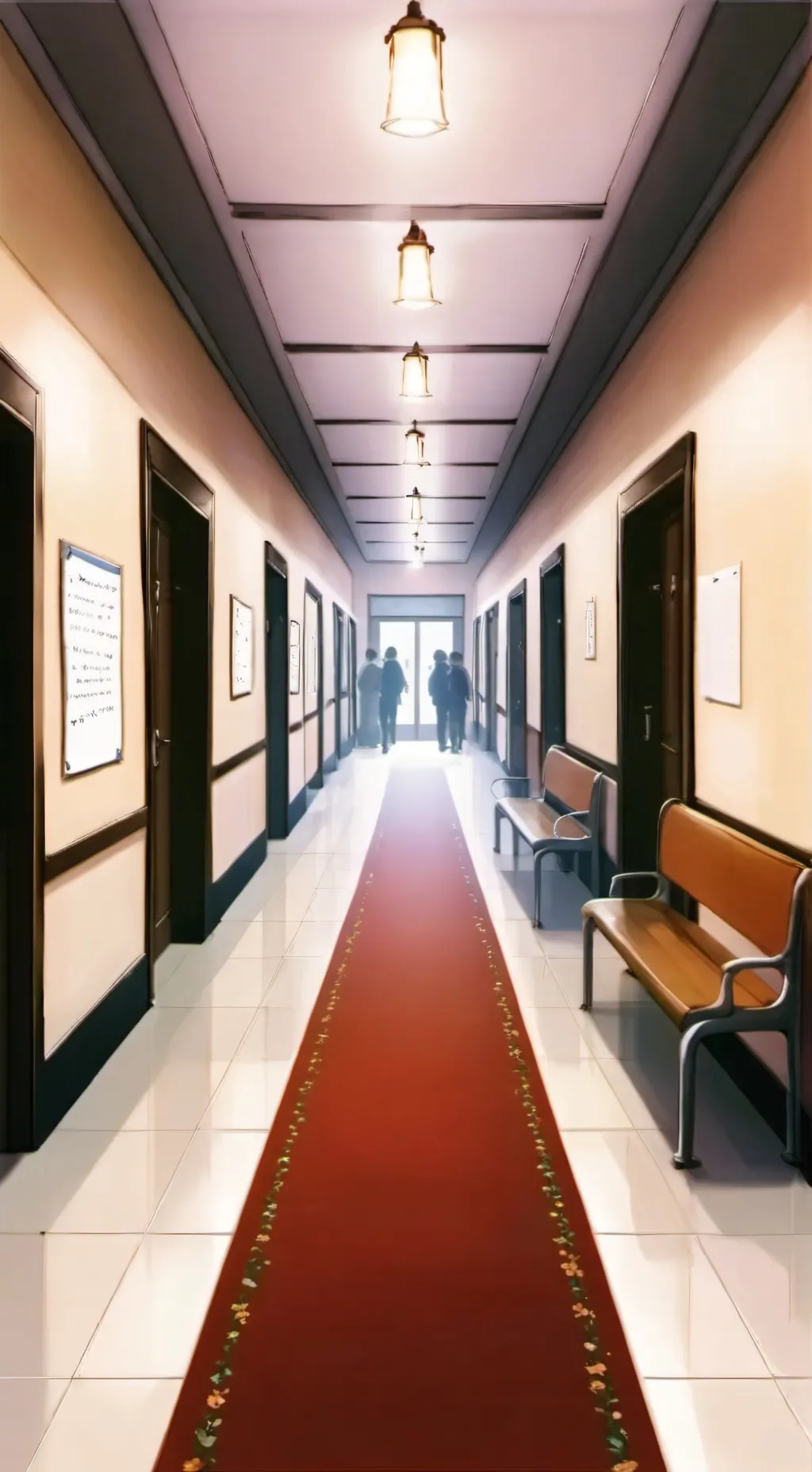 ai character: new school life background