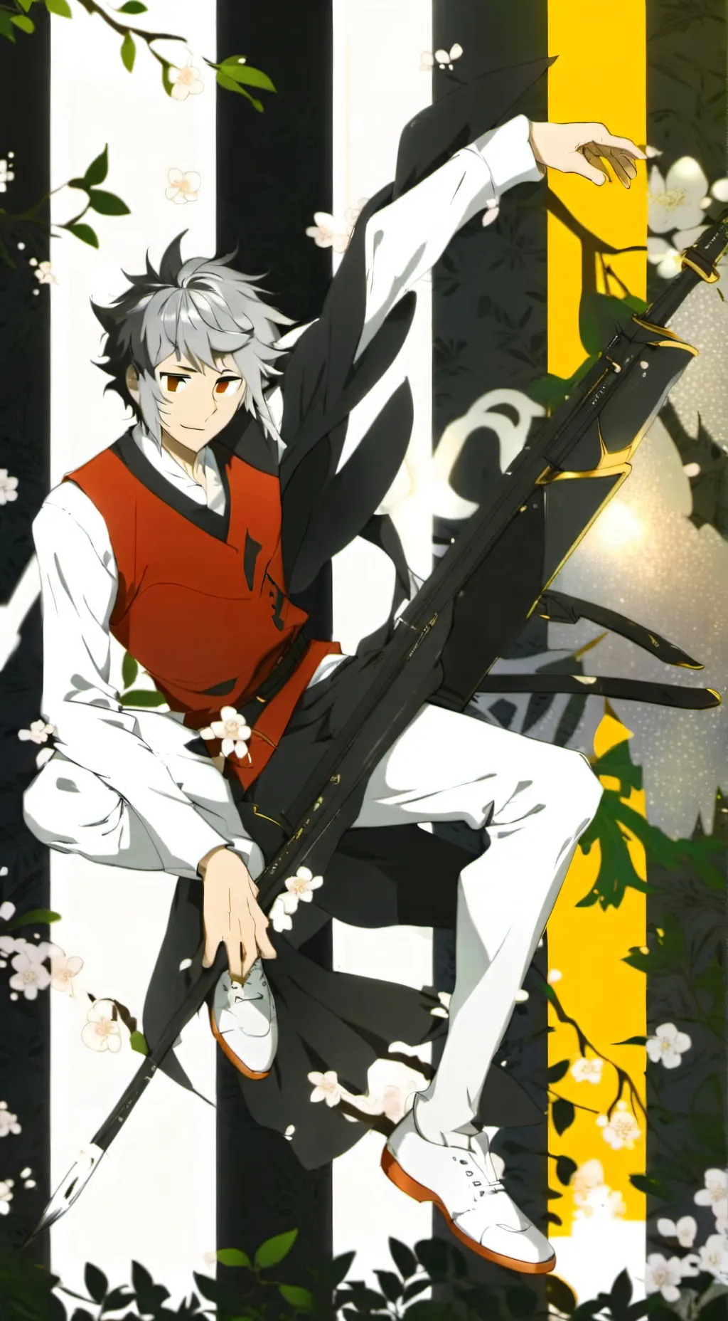 ai character: lucas  background