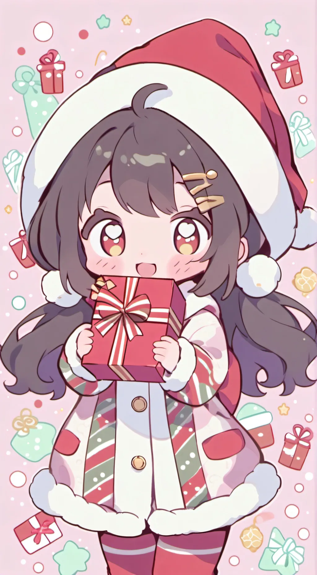 ai character: APHMAU XMAS background