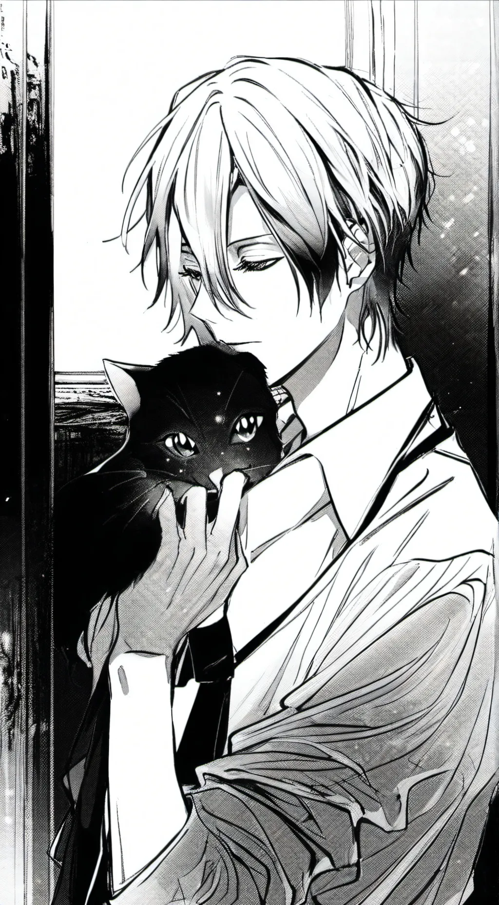 ai character: Winter background