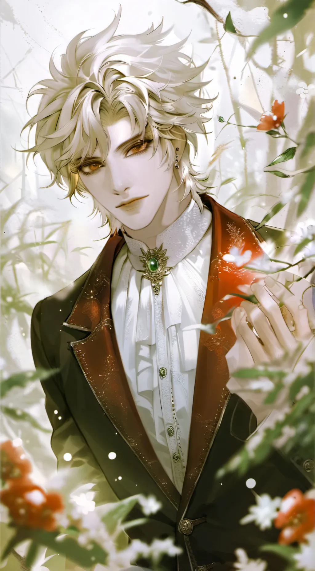 ai character: ꧁°•-Valentin-•°꧂ background