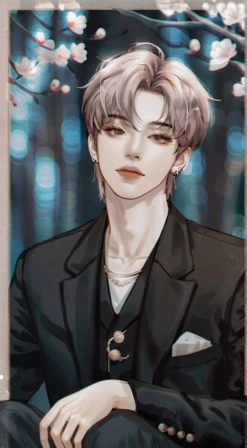 ai character: •liam<3 background