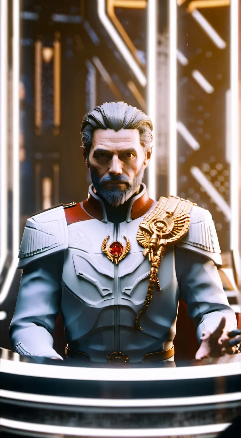 ai character: admiral Ronin background