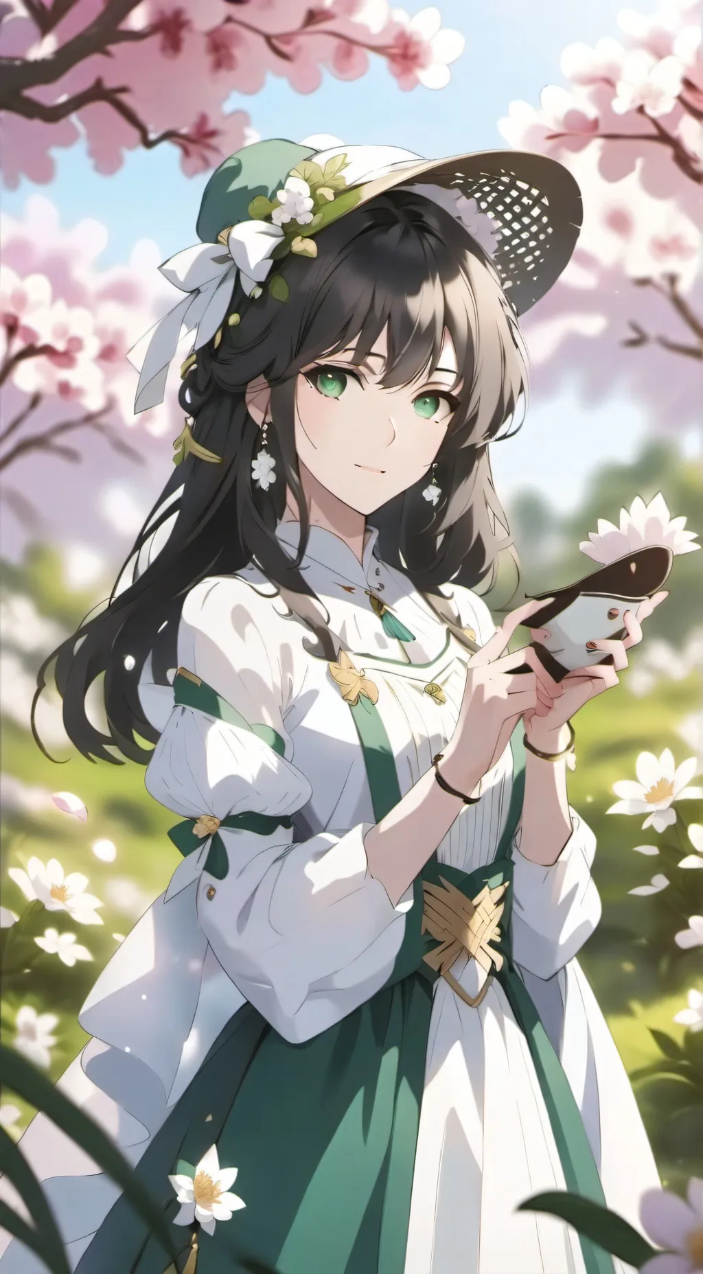 ai character: ashy  background