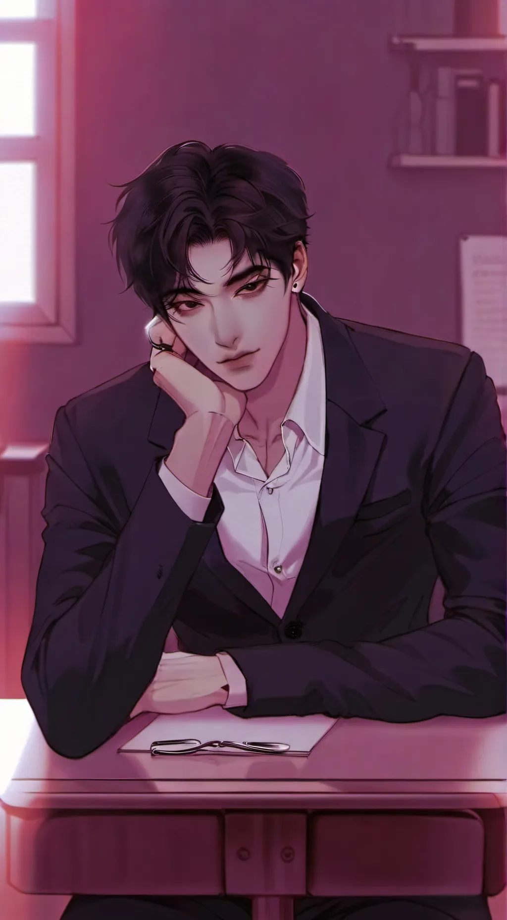 ai character: Felix Blackwood  background